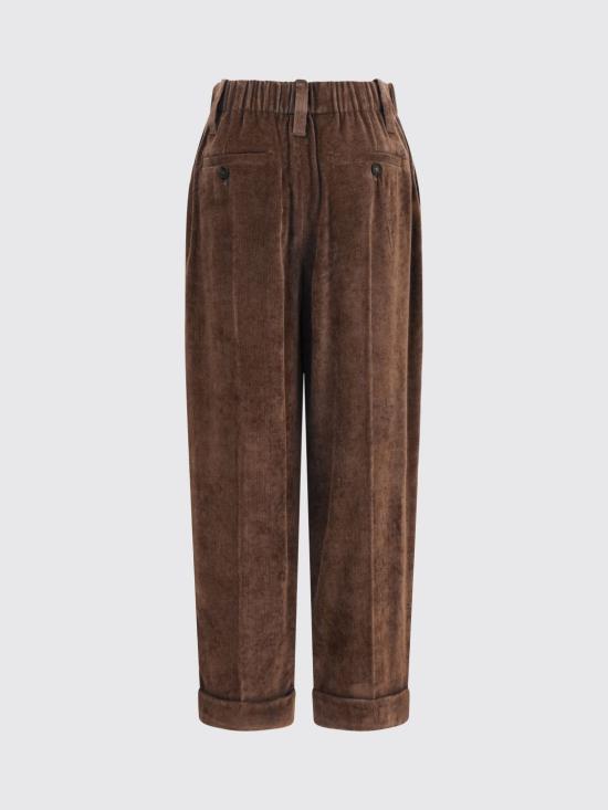 26FW 브루넬로 쿠치넬리 팬츠 MP547P9274 C9812 Brown - BRUNELLO CUCINELLI