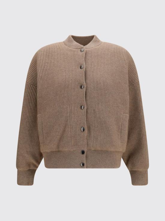 26FW 브루넬로 쿠치넬리 스웨터 M12719906P C077 Brown - BRUNELLO CUCINELLI