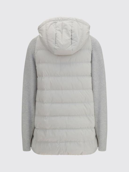 26FW 브루넬로 쿠치넬리 나일론 후드 다운 재킷 MD5987779P C3671 Grey 1 - BRUNELLO CUCINELLI