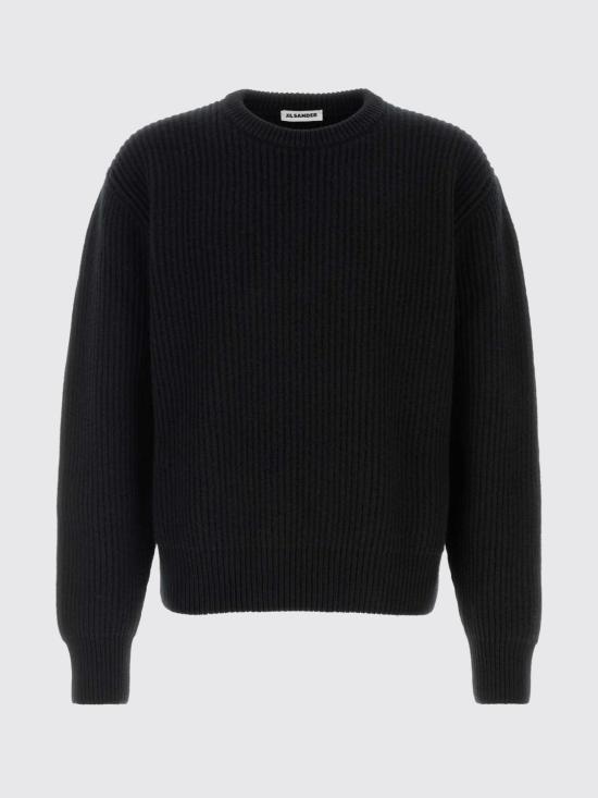 26FW 질샌더 스웨터 J22GP0305J14848 001 Black - JIL SANDER