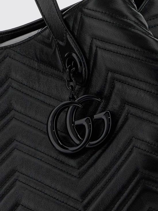 26FW 구찌 GG 마몽 라지 토트백 855392AAFS1 1000 Black - GUCCI