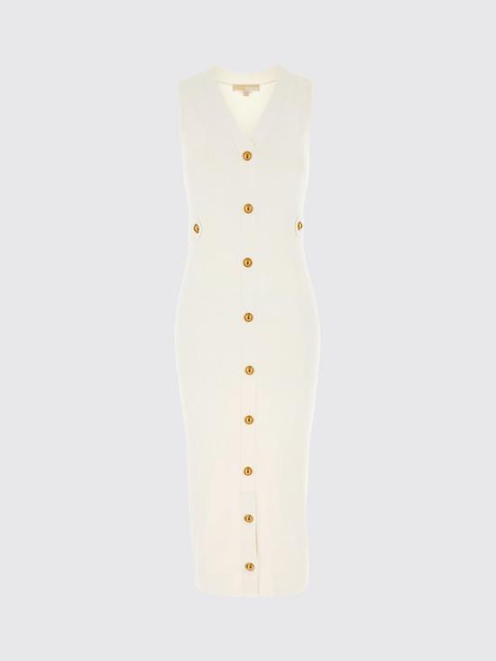 26FW 마이클 코어스 롱 원피스 MT683J25ZV 110 Ivory - MICHAEL KORS