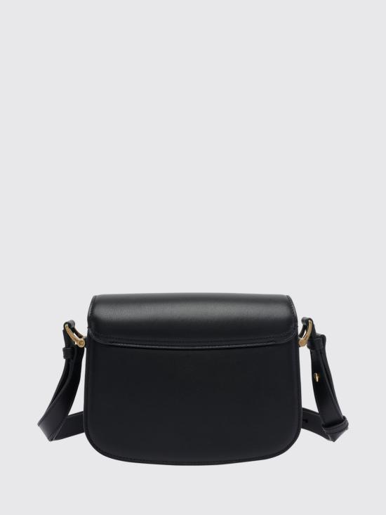 26FW 아미 스몰 하트 로고 글레이즈드 레더 파리 백 ULL717AL0208 15 Black - AMI