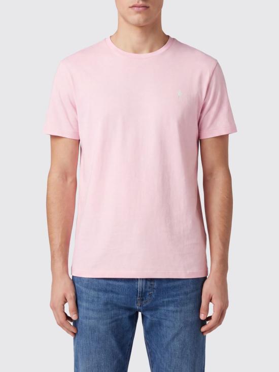 26FW 폴로 랄프로렌 포니로고 자수 반팔 티셔츠 710671438 530 Pink