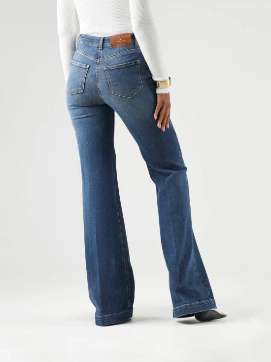 26FW 엘리자베타프랜치 데님 팬츠 PJ12D66E2 139 Navy - ELISABETTA FRANCHI