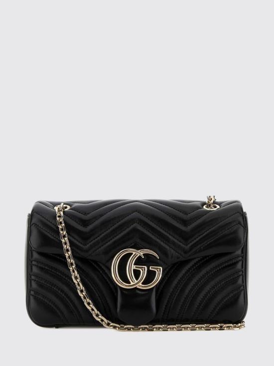 26FW 구찌 GG 마몽 미디엄 숄더백 837267AAE38 1000 Black