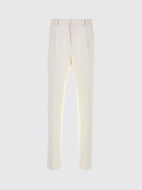26FW 살바토레 페라가모 스트레이트 팬츠 145816 795559 White - SALVATORE FERRAGAMO