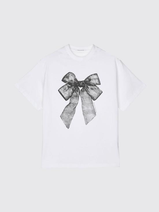 26FW 세실리아 반센 반팔 티셔츠 26RTW19005 WHITEBLACK - CECILIE BAHNSEN