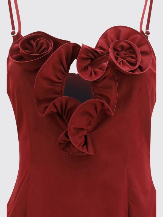 26FW 마그다뷰트림 롱 원피스 653726 BORDEAUX Burgundy - MAGDA BUTRYM