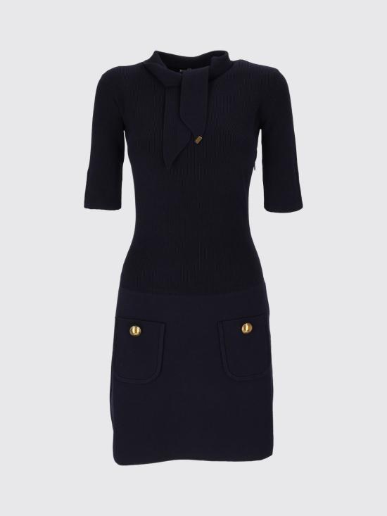 26FW 엘리자베타프랜치 롱 원피스 AM04S66E2 H88 Blue - ELISABETTA FRANCHI
