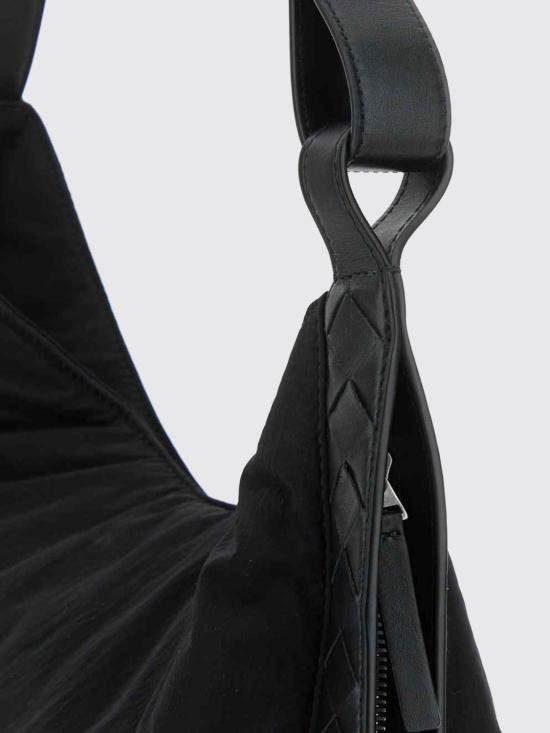 26FW 보테가베네타 라지 크로스로드 호보백 776221VCQGC 8803 Black - BOTTEGA VENETA