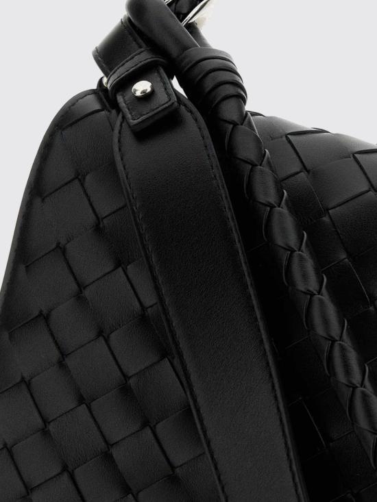 26FW 보테가베네타 스몰 스윙 메신저백 795074V2HL1 1208 Black - BOTTEGA VENETA