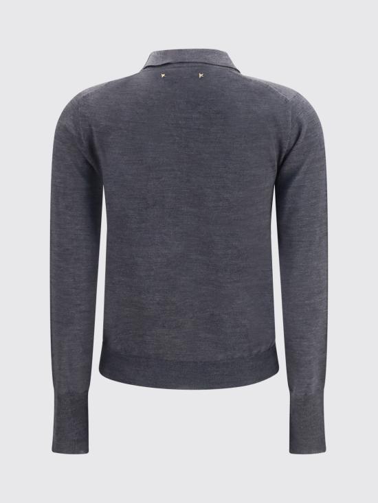26FW 골든구스 폴로 티셔츠 GWP01354P00104160318 Grey - GOLDEN GOOSE