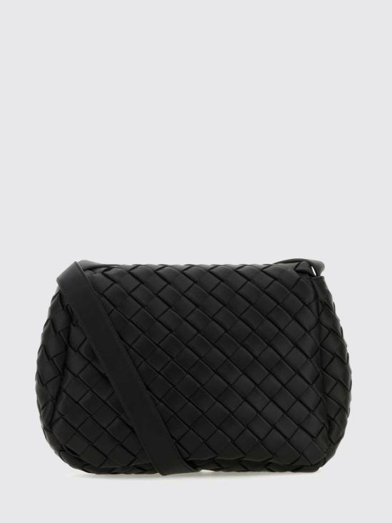 26FW 보테가베네타 스몰 코블 메신저백 755659V3BD1 8803 Black - BOTTEGA VENETA