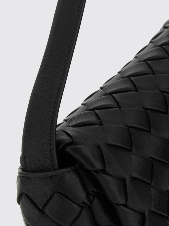 26FW 보테가베네타 스몰 코블 메신저백 755659V3BD1 8803 Black - BOTTEGA VENETA