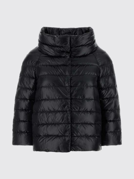 26FW 에르노 소피아 레귤러 핏 케이프 다운 자켓 PI0046DIC12017Z 9300 Black - HERNO