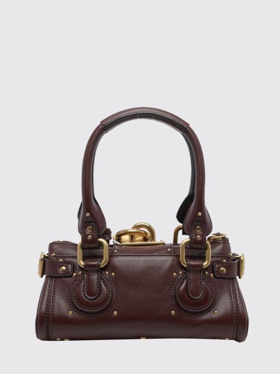 26FW 끌로에 스몰 그레인드 레더 패딩턴 백 CH26SS805P75 27M Brown - CHLOE