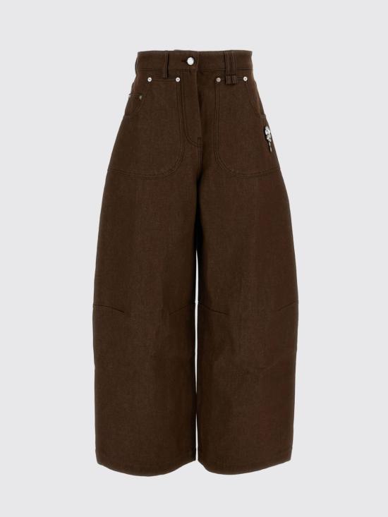 26FW 시몬로샤 데님 팬츠 4218B1355 TANPEARLCLEAR Brown - SIMONE ROCHA