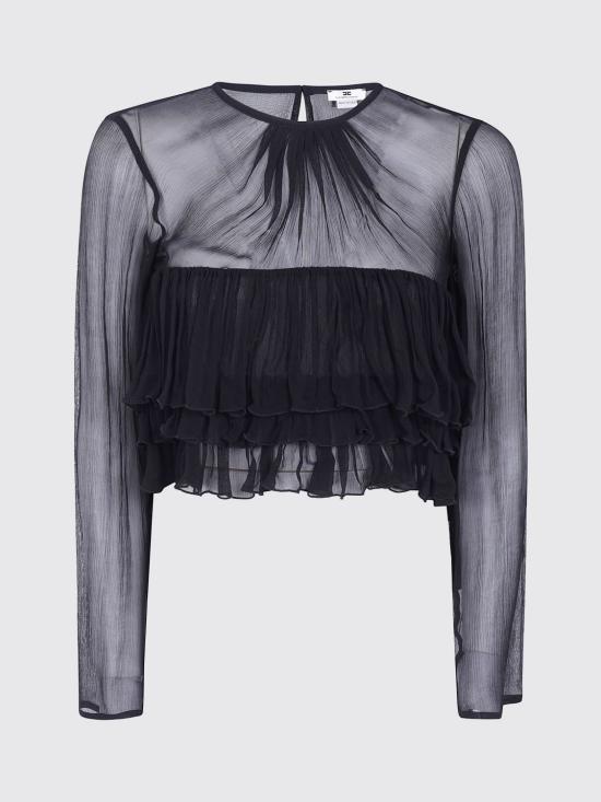 26FW 엘리자베타프랜치 셔츠 CA18766E2 110 Black - ELISABETTA FRANCHI