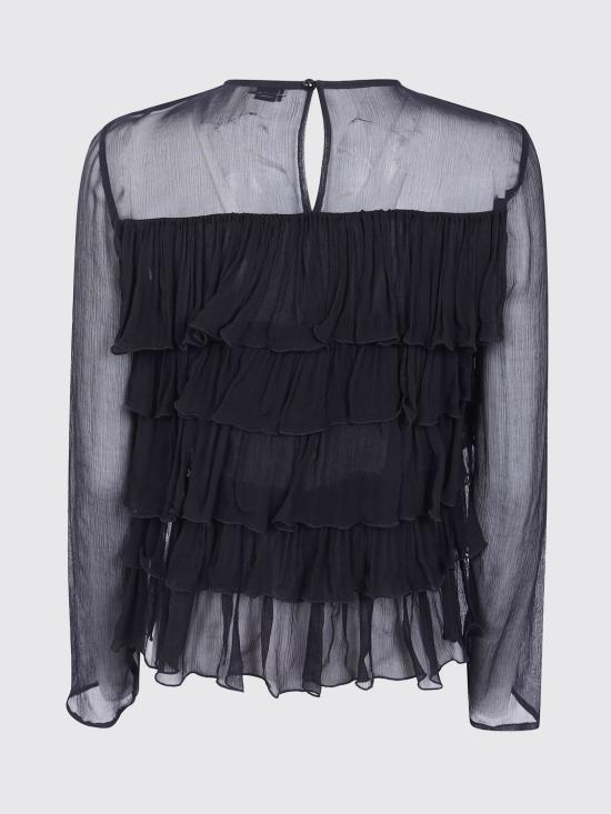 26FW 엘리자베타프랜치 셔츠 CA18766E2 110 Black - ELISABETTA FRANCHI