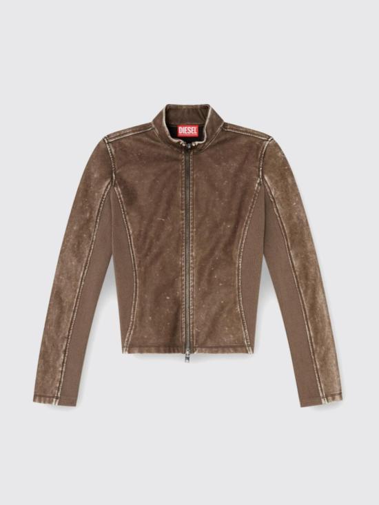 26FW 디젤 자켓 A233800NJCJ 7BB Brown - DIESEL