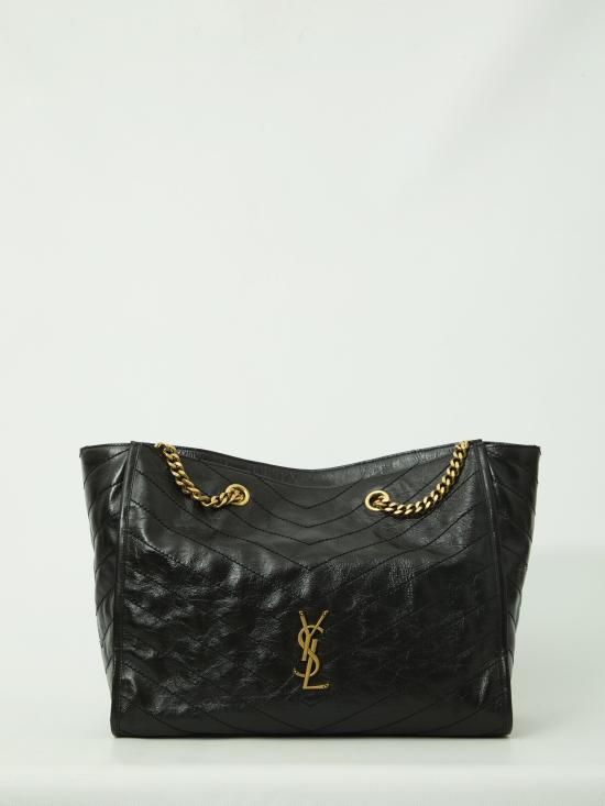 26FW 생로랑 니키 쇼핑 토트백 871151 BLACK