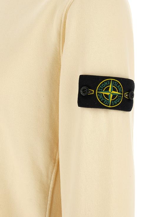 26FW 스톤 아일랜드 60120 코튼 플리스 스웨트셔츠 L2S156100049S0A20V0093 White - STONE ISLAND