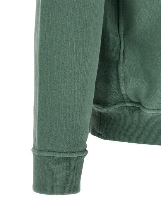 26FW 스톤 아일랜드 오가닉 코튼 플리스 후드 L2S156100048S0A20V005T Green - STONE ISLAND