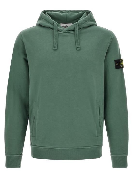 26FW 스톤 아일랜드 오가닉 코튼 플리스 후드 L2S156100048S0A20V005T Green