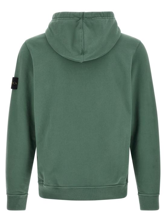 26FW 스톤 아일랜드 오가닉 코튼 플리스 후드 L2S156100048S0A20V005T Green - STONE ISLAND