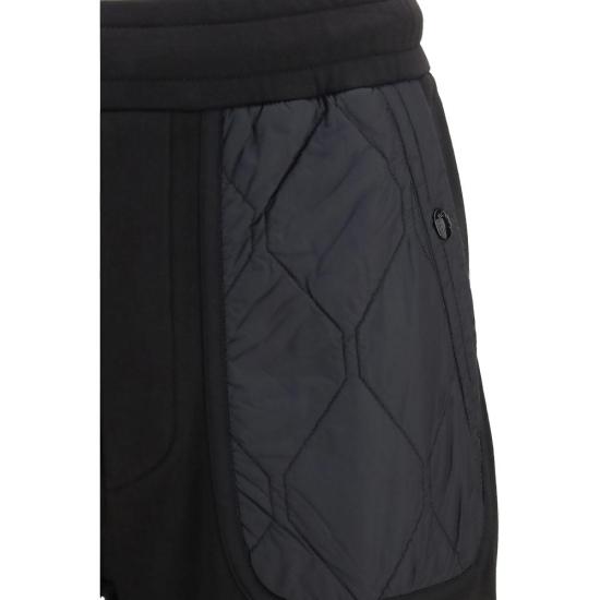 26FW 몽클레어 코튼 블렌드 트랙 팬츠 MOL20918H0001889B3P999BB BLACK - MONCLER