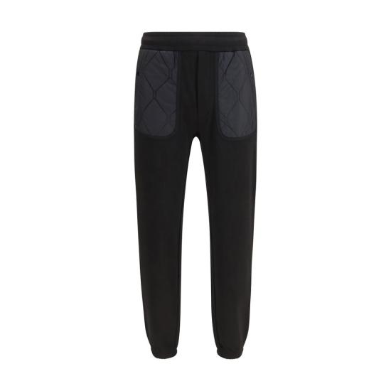 26FW 몽클레어 코튼 블렌드 트랙 팬츠 MOL20918H0001889B3P999BB BLACK
