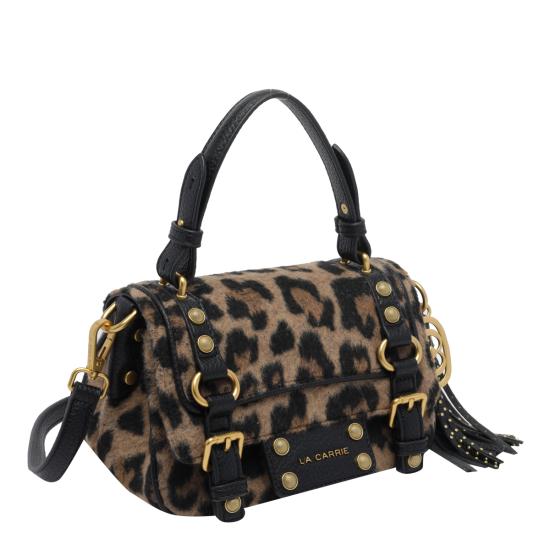 26FW 라캐리 토트백 162MXS424 WOEBLACK BROWN - LA CARRIE