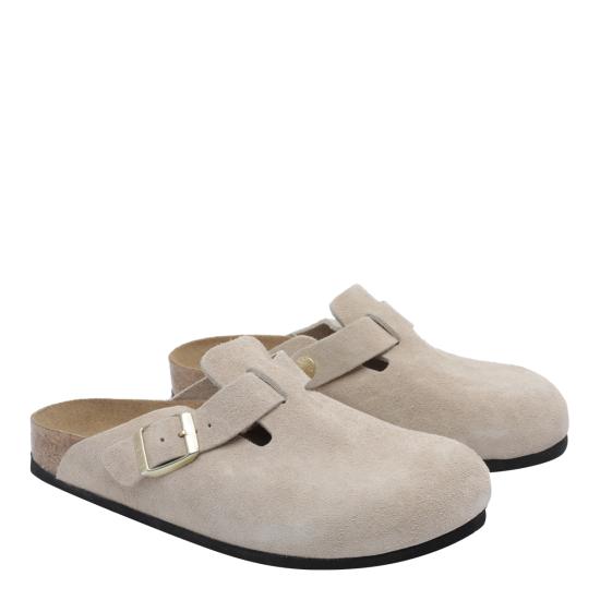 26FW 버켄스탁 보스턴 스웨이드 레더 1030883 SANDCASTLE BEIGE - BIRKENSTOCK