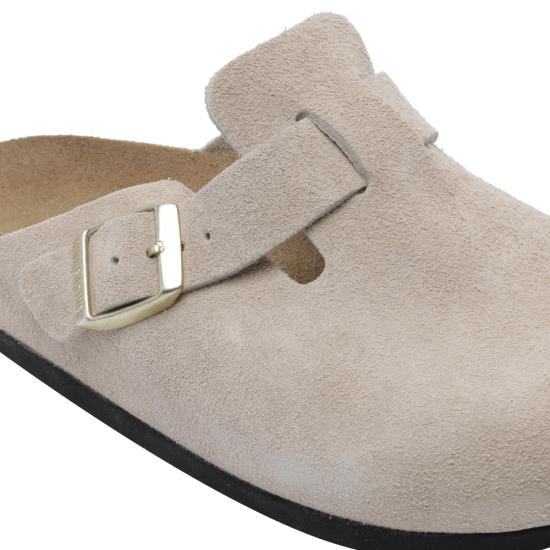 26FW 버켄스탁 보스턴 스웨이드 레더 1030883 SANDCASTLE BEIGE - BIRKENSTOCK