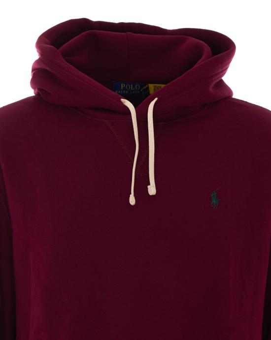 26FW 폴로 랄프로렌 포니로고 자수 후드 티셔츠 710766778025 CLASSIC WINE Red - POLO RALPH LAUREN