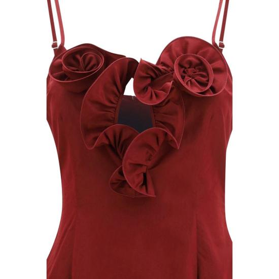 26FW 마그다뷰트림 원피스 MA653726BORDEAUXBB RED - MAGDA BUTRYM