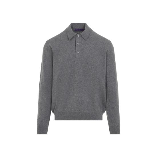 26FW 랄프로렌 퍼플라벨 스웨터 790P22444001 MEDIUM GREY - RALPH LAUREN PURPLE LABEL