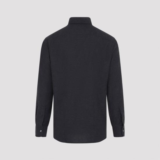 26FW 브리오니 긴팔 셔츠 SCAY0L OC022 1100 ANTHARACITE - BRIONI
