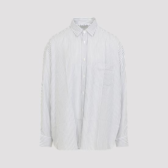 26FW 아크네 스튜디오 긴팔 셔츠 BB0702 BL1 WHITE NAVY