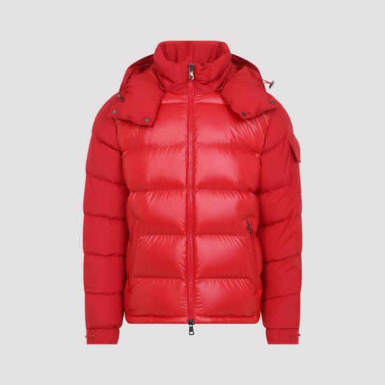 26FW 몽클레어 마야 후드 쇼트 다운 자켓 L20911A00138 597YX 45D BRIGHT RED