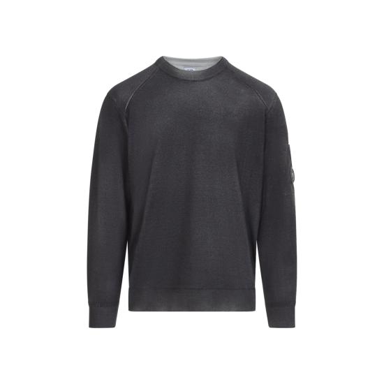 26FW 씨피 컴퍼니 스웨터 21CMKN046A 003247S R90 RE COLORBLACK - C.P. COMPANY