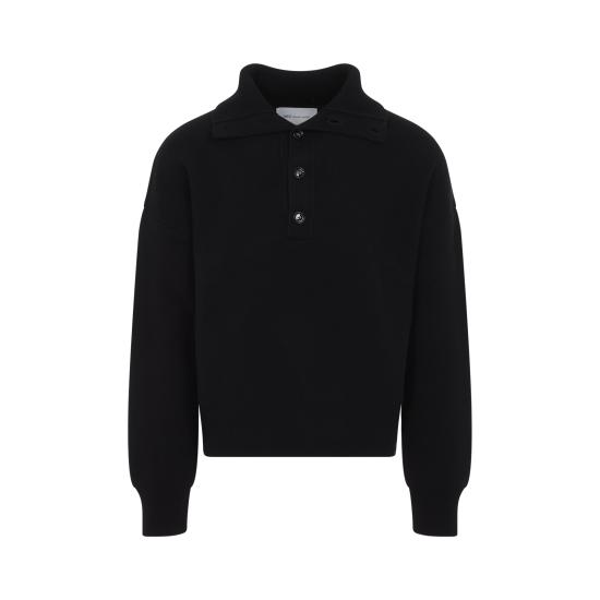 26FW 아미 스웨터 UKS885 KN0192 001 BLACK - AMI