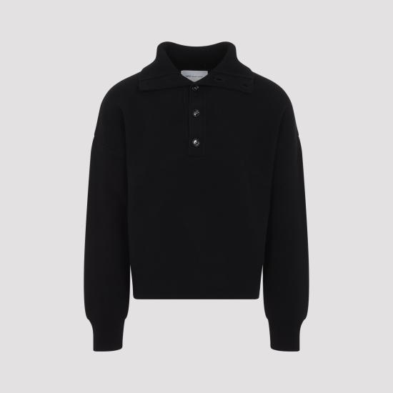 26FW 아미 스웨터 UKS885 KN0192 001 BLACK