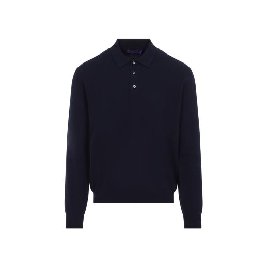 26FW 랄프로렌 퍼플라벨 스웨터 790P22444002 CLASSIC CHAIRMAN BLUE - RALPH LAUREN PURPLE LABEL