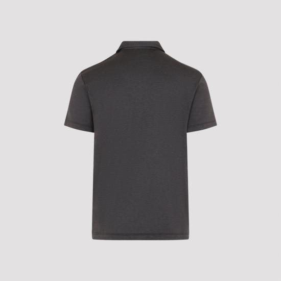 26FW 조르지오 아르마니 폴로 티셔츠 3KSF74 SJZHZ O6002 MARRONE MEDIO MELANG - GIORGIO ARMANI