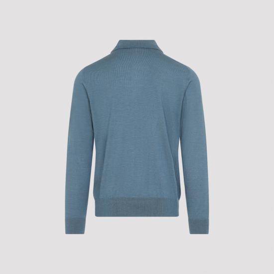 26FW 브리오니 스웨터 UMR30L P1K82 4600 TURQUOISE BLUE - BRIONI