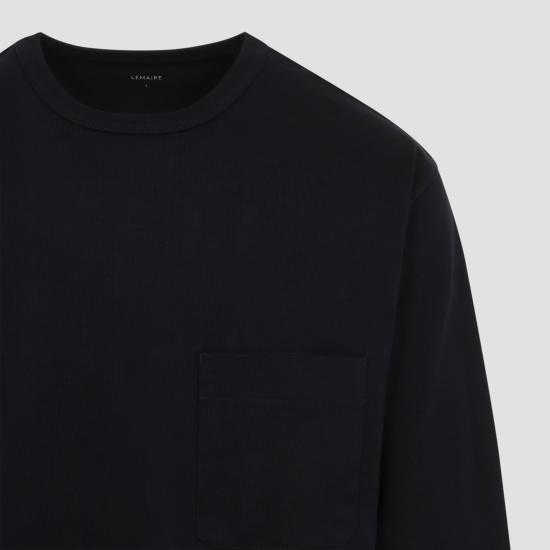 26FW 르메르 반팔 티셔츠 TS0045 LJ1073 BK999 BLACK - LEMAIRE