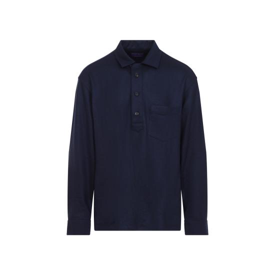 26FW 랄프로렌 퍼플라벨 긴팔 셔츠 790P22480001 NAVY - RALPH LAUREN PURPLE LABEL
