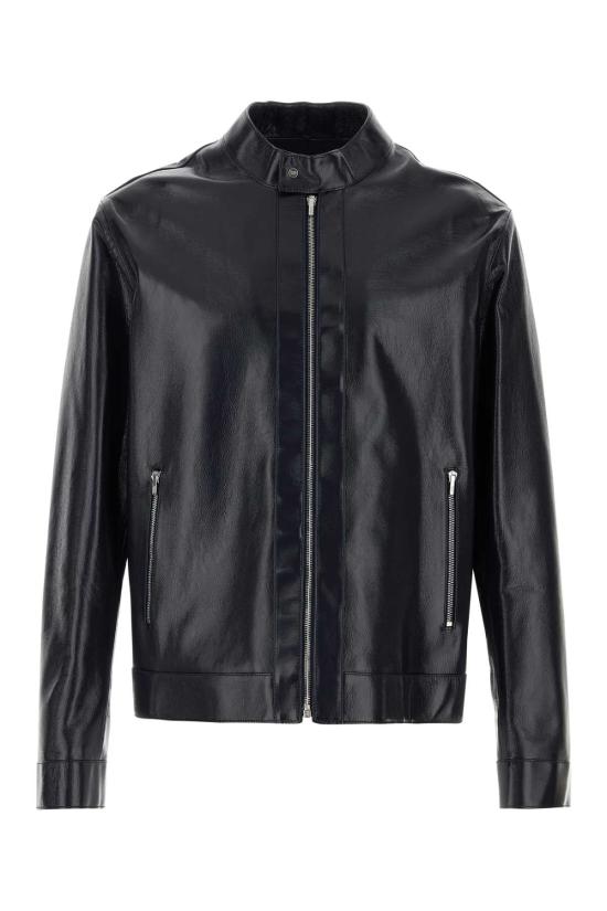 26SS 펜디 레더 블루종 FPJ143AVZR F0N5W BLACK